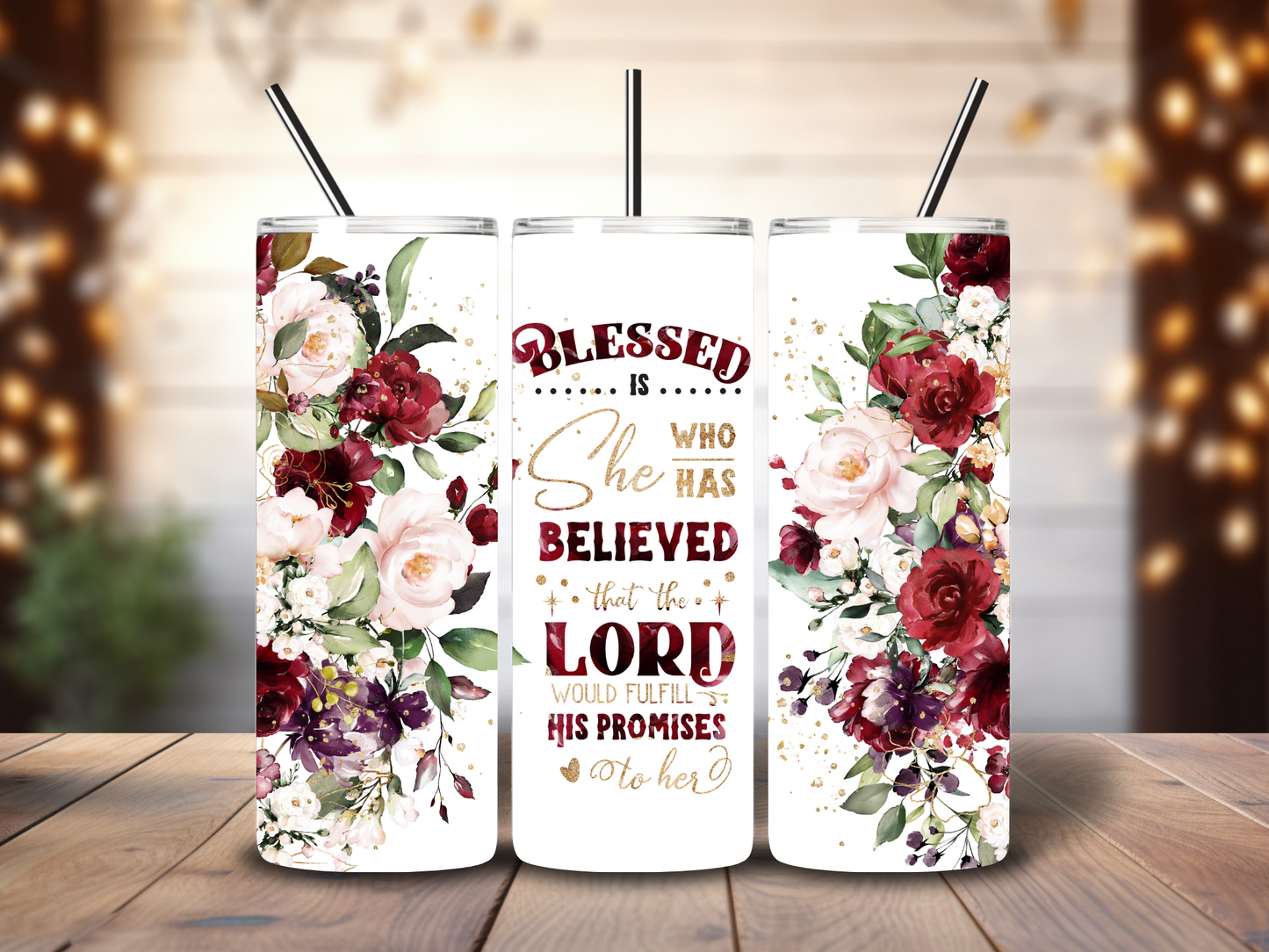 Blessed Is She 20oz Tumbler