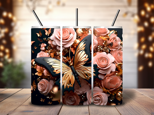 Butterfly 20oz Tumbler
