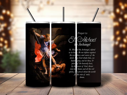 Archangel Michael 20oz Tumbler