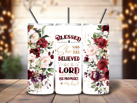 Blessed Is She 20oz Tumbler
